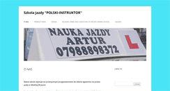 Desktop Screenshot of polski-instruktor.co.uk