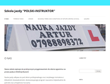 Tablet Screenshot of polski-instruktor.co.uk